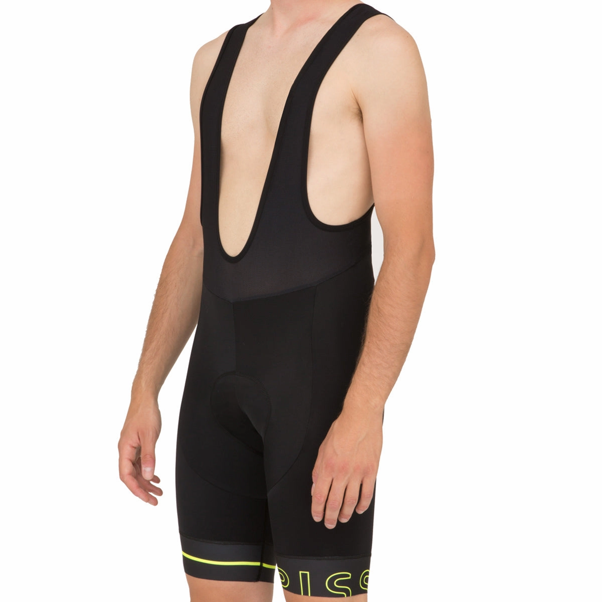 Pissei Tempo X bib short - Black yellow