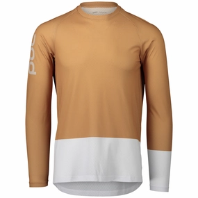 Poc MTB Pure long sleeve jersey -  Brown white
