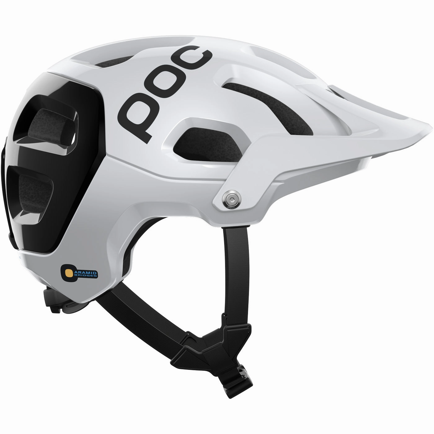 Poc Tectal Race Mips helmet - White black