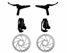 Promax Solve ST Hydraulic Junior Disc Brake Set  - 1200mm   650mm Hose - EU Spec