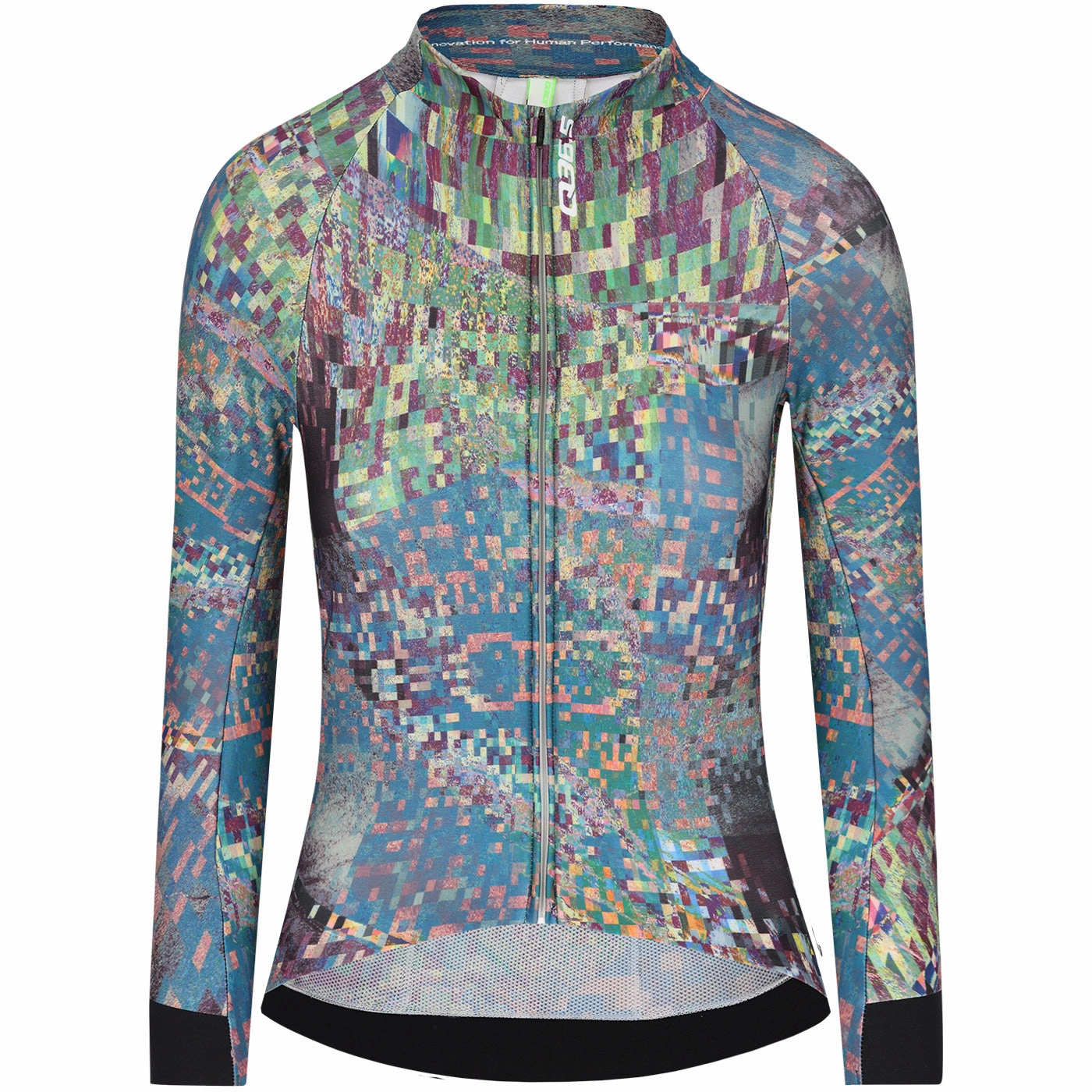 Q36.5 Gregarius Hybrid Thermomap long sleeves women jersey - Green