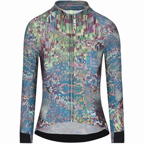 Q36.5 Gregarius Hybrid Thermomap long sleeves women jersey - Green