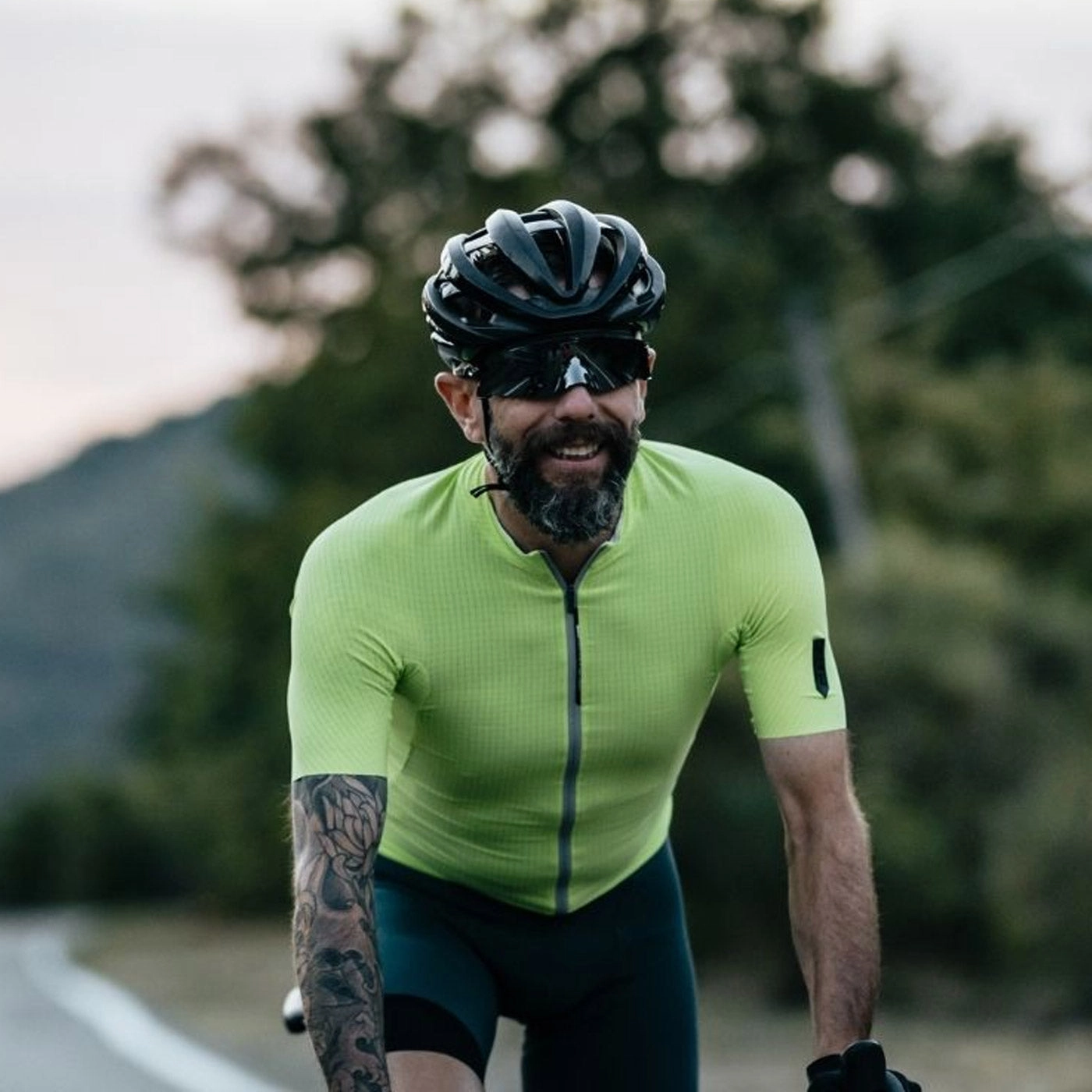 Q36.5 L1 Pinstripe X jersey - Lime