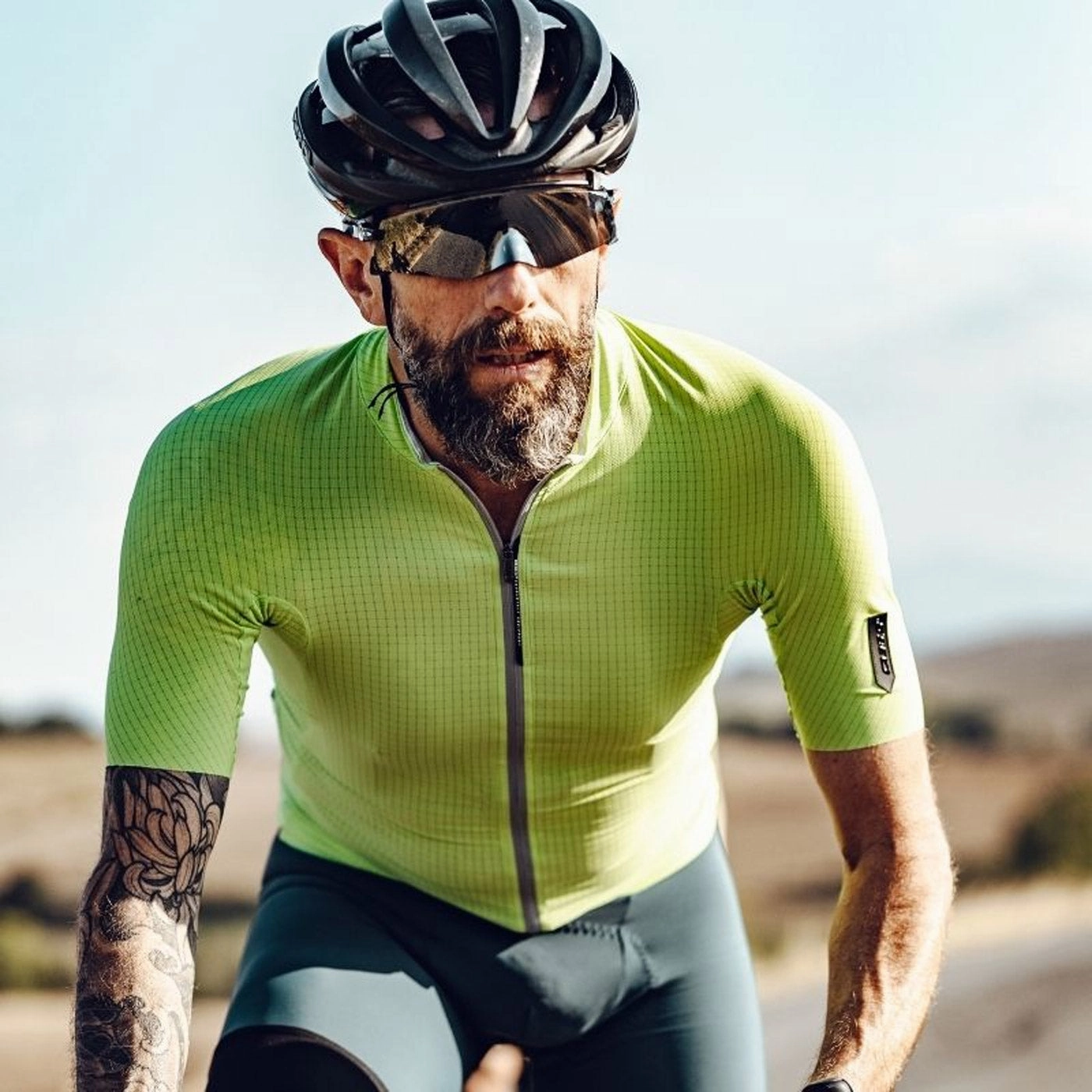 Q36.5 L1 Pinstripe X jersey - Lime