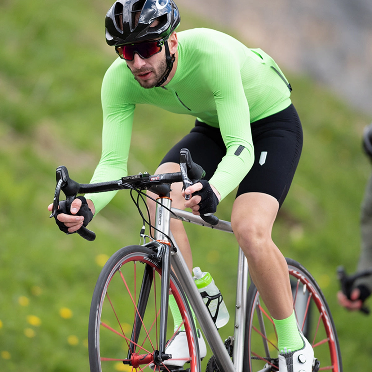 Q36.5 L1 Pinstripe X long sleeves jersey - Green