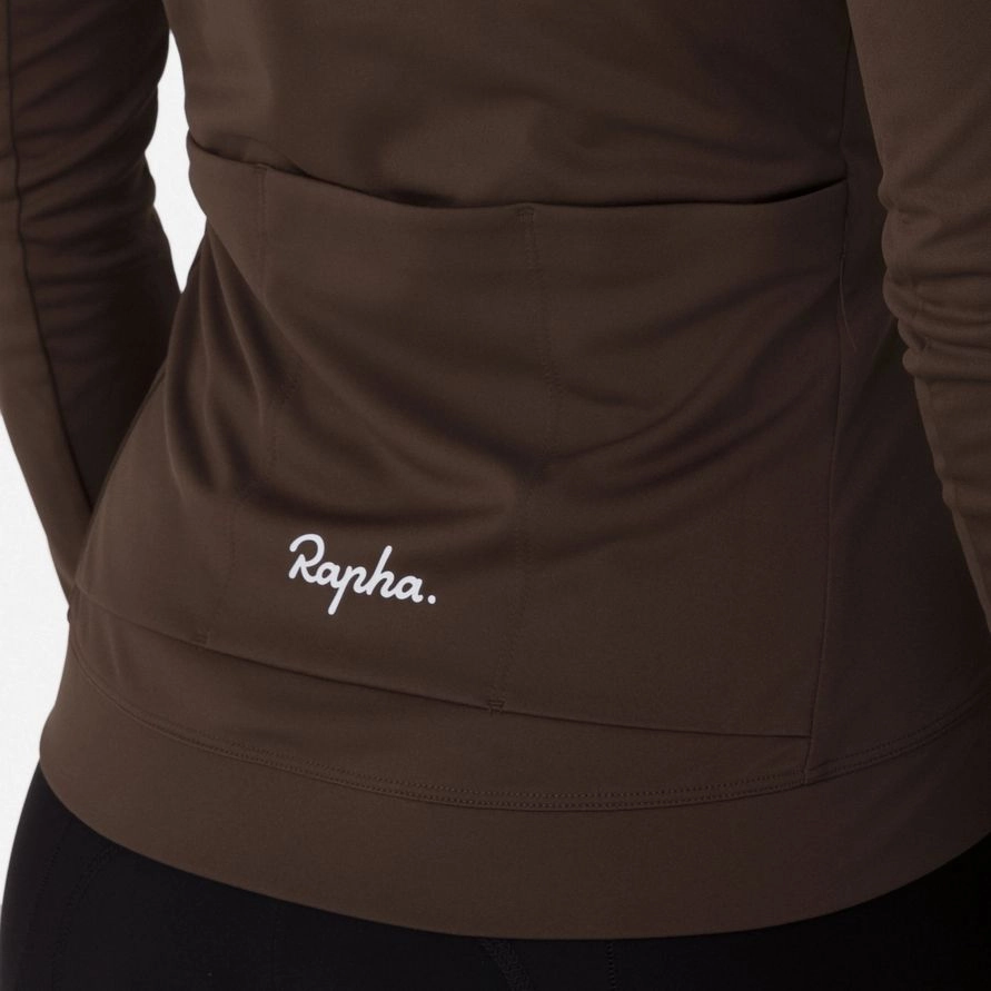 Rapha Core long sleeve women jersey - Brown