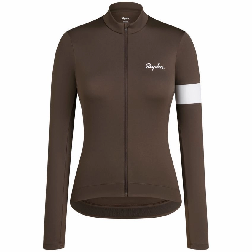 Rapha Core long sleeve women jersey - Brown