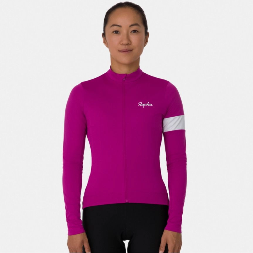 Rapha Core long sleeve women jersey - Dark blue