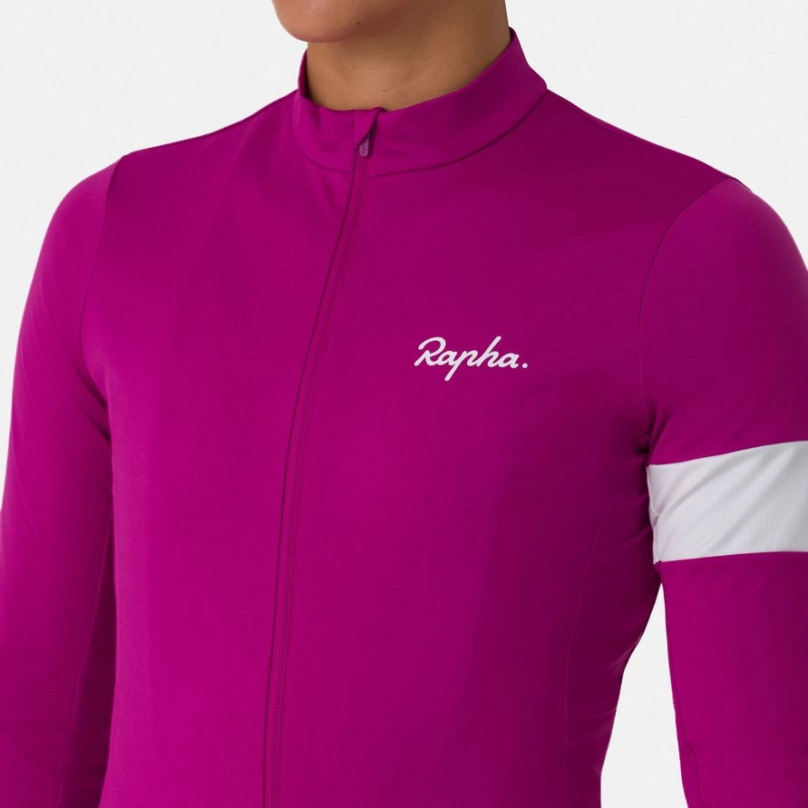 Rapha Core long sleeve women jersey - Dark blue