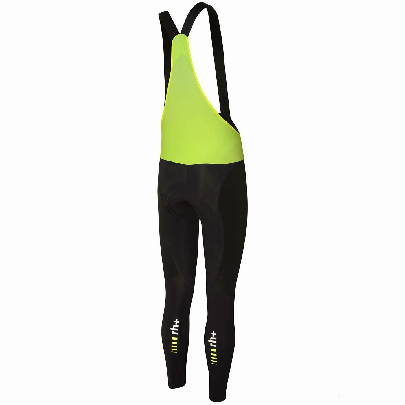 Rh  All Road Wind bibtight - Black lime