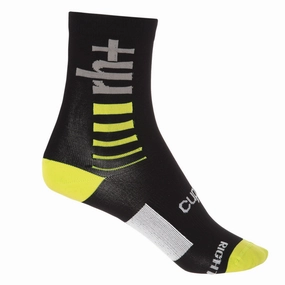 Rh  Logo 15 socks - Black fluo yellow
