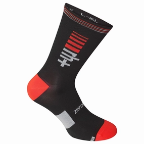 Rh  Logo 20 socks - Black red