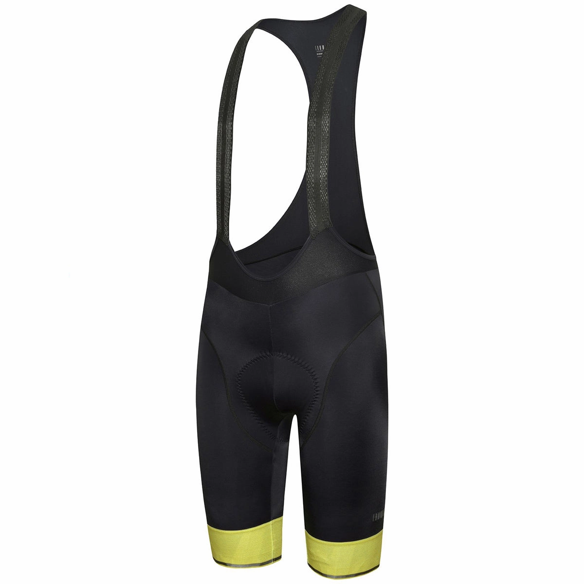 Rh  Logo bib shorts - Yellow reflex