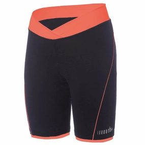 Rh  Pista women shorts - Black orange