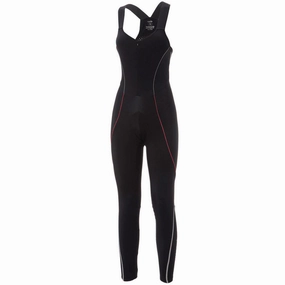 Rh  Reflex woman bibtight - Black red