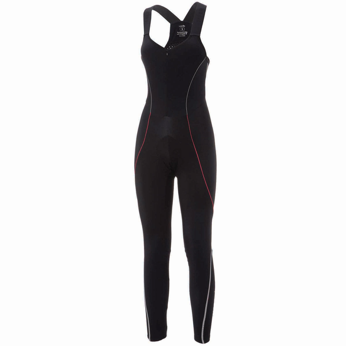 Rh  Reflex woman bibtight - Black red