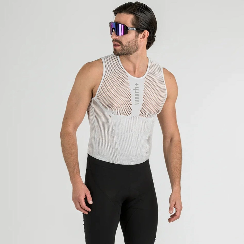 Rh  sleeveless base layer - White