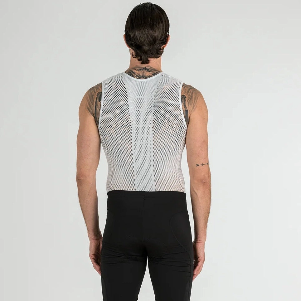 Rh  sleeveless base layer - White