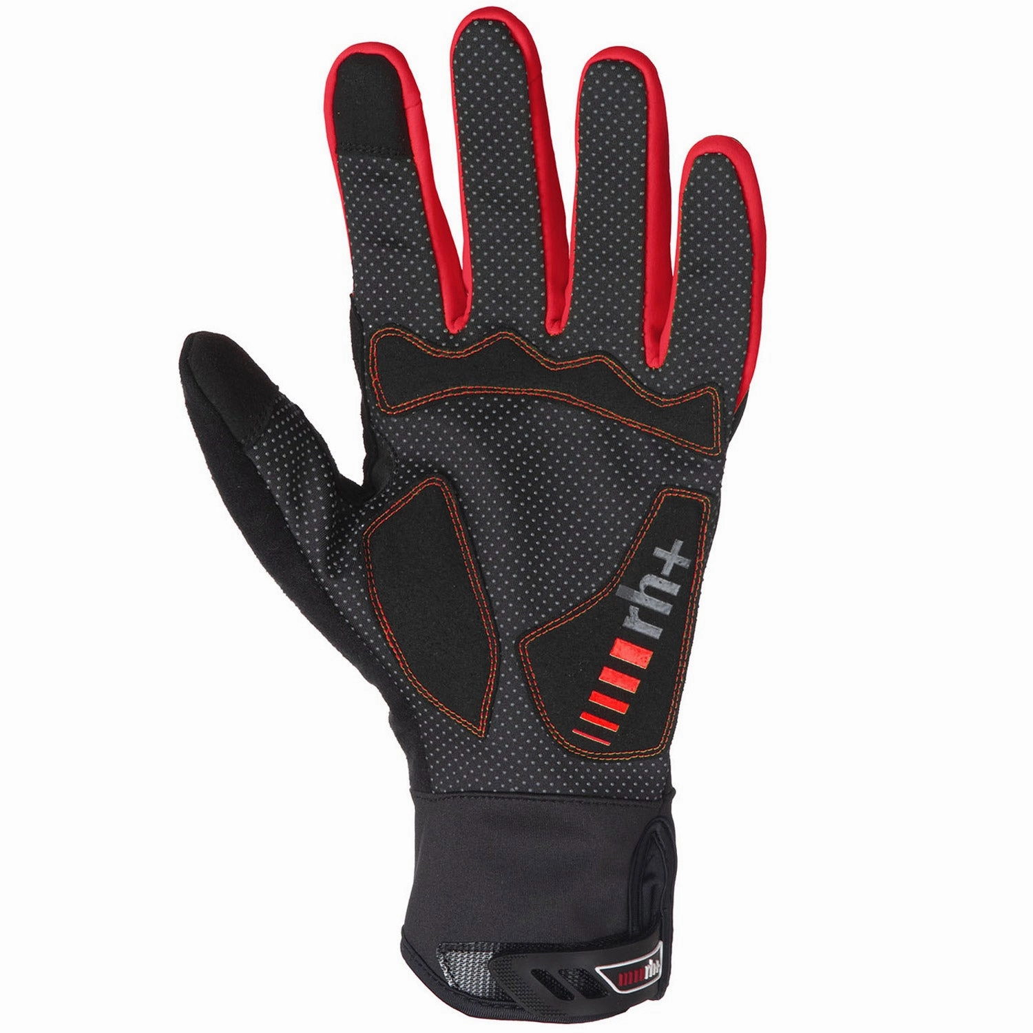 Rh  Soft Shell gloves - Black red