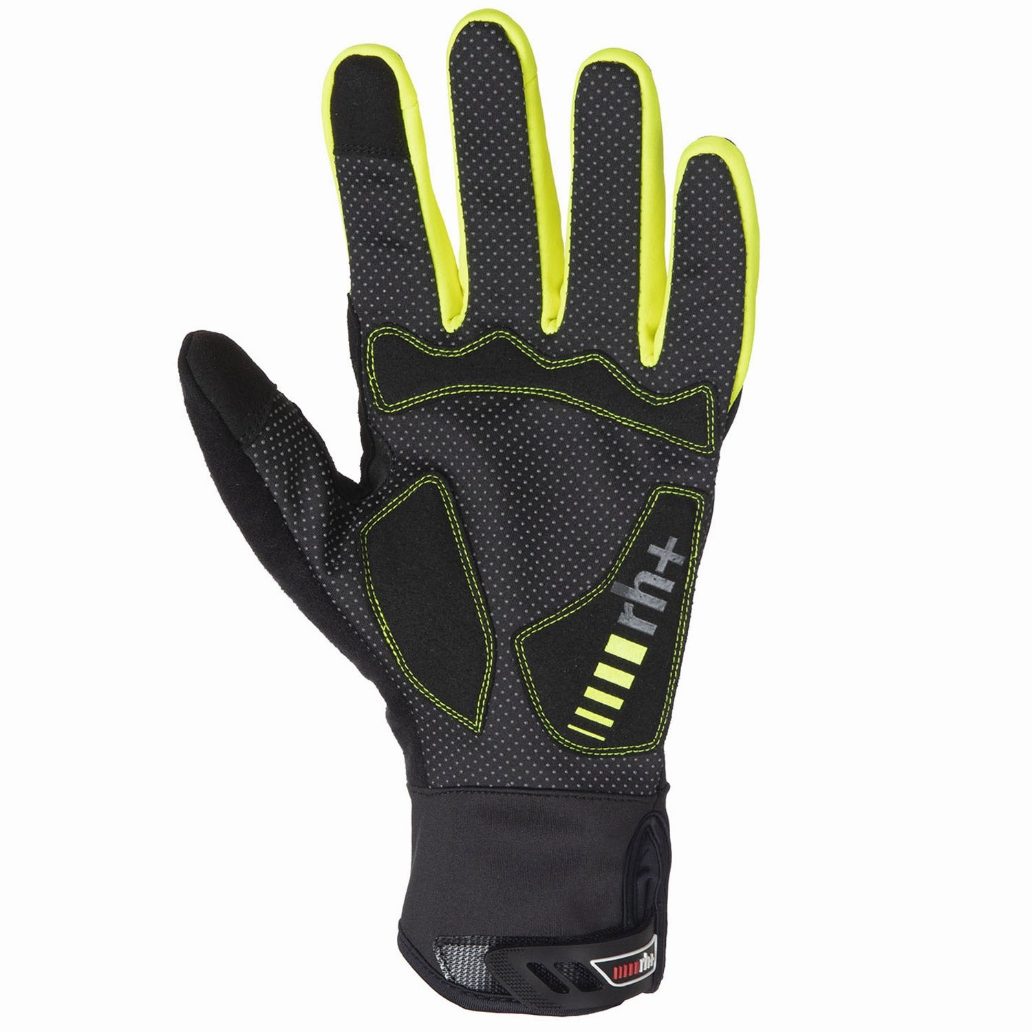 Rh  Soft Shell gloves - Black yellow