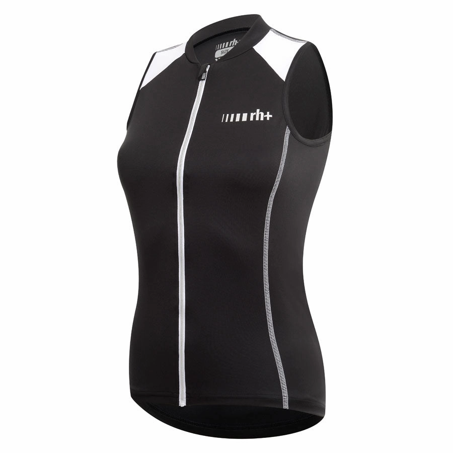 Rh  Spirit Woman S/L Jersey - Black White