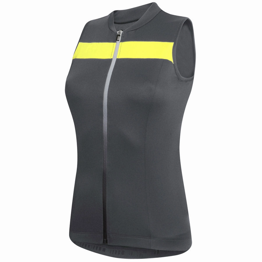 Rh  Spirit Woman S/L Jersey - Black Yellow