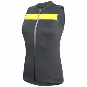 Rh  Spirit Woman S/L Jersey - Black Yellow