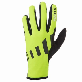 Rh  Zero Lycra Brush gloves - Yellow fluo
