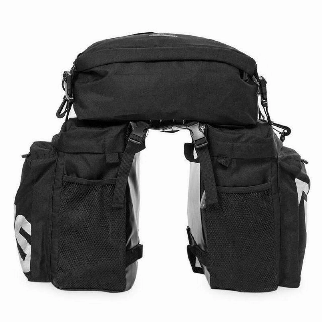 Roswheel Essentials 3-in-1 Triple Pannier Bag Set 40L Black