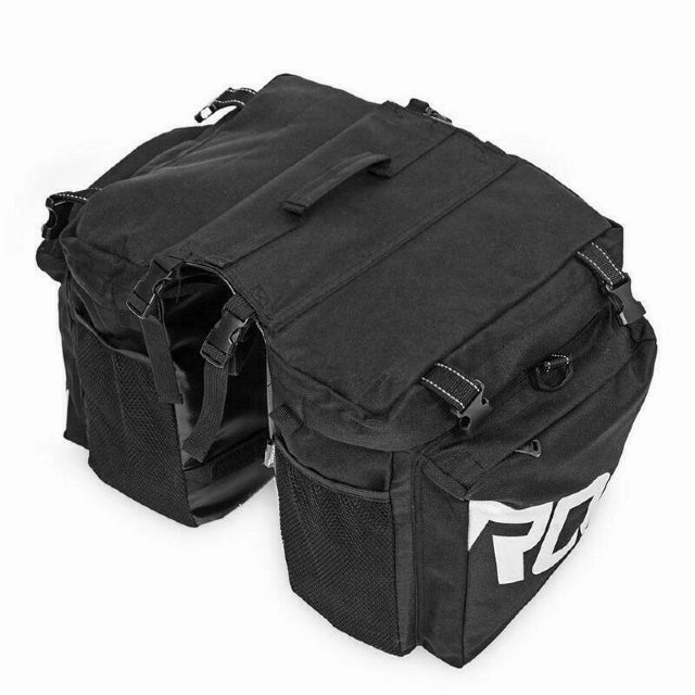 Roswheel Essentials 3-in-1 Triple Pannier Bag Set 40L Black