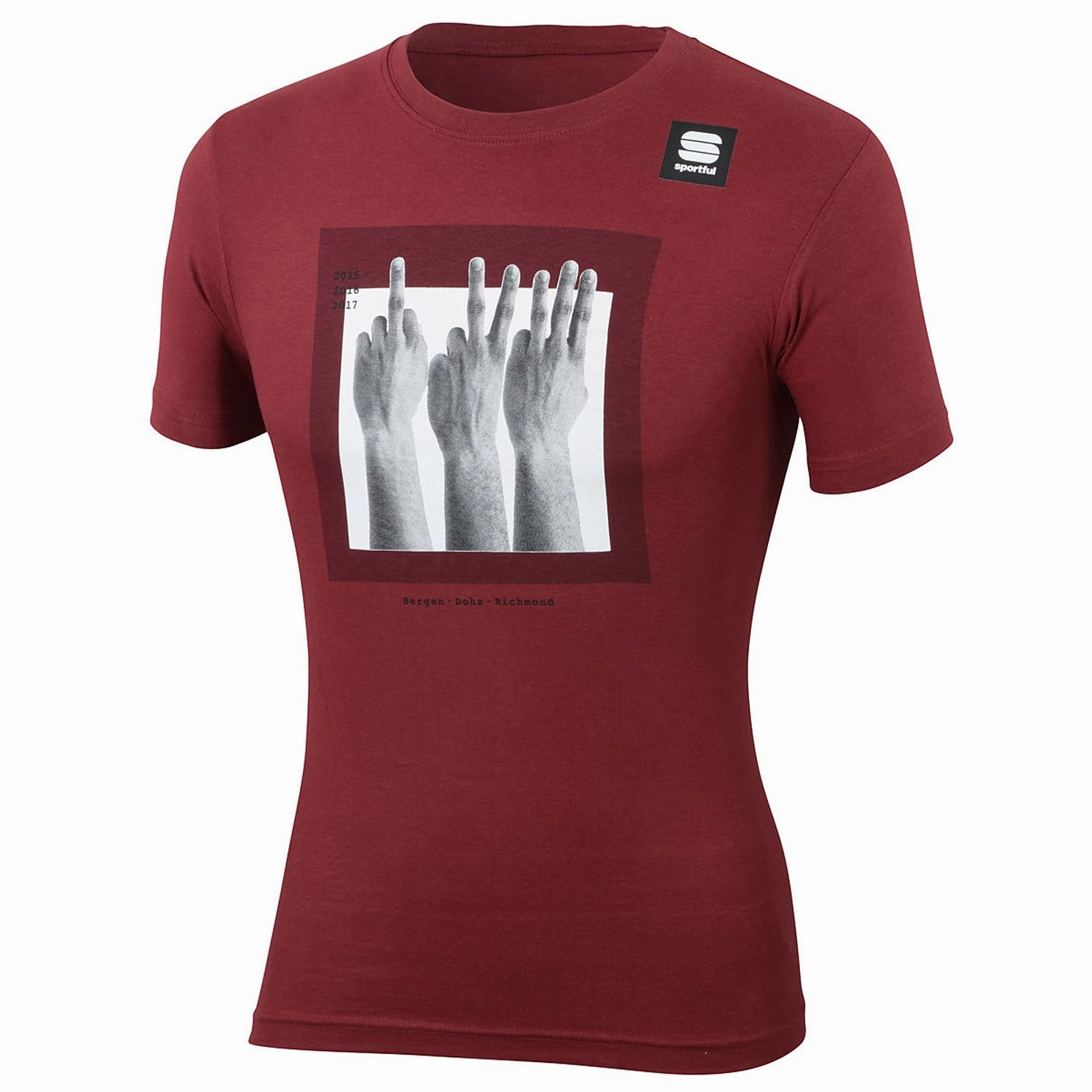 Sagan FingersT-Shirt - Red