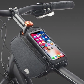 Sahoo Top Tube Double Sided Phone Holder Frame Bag 1.5L Grey