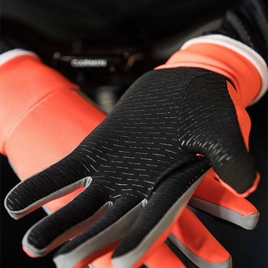 Santini Acquazero Vega gloves - Orange