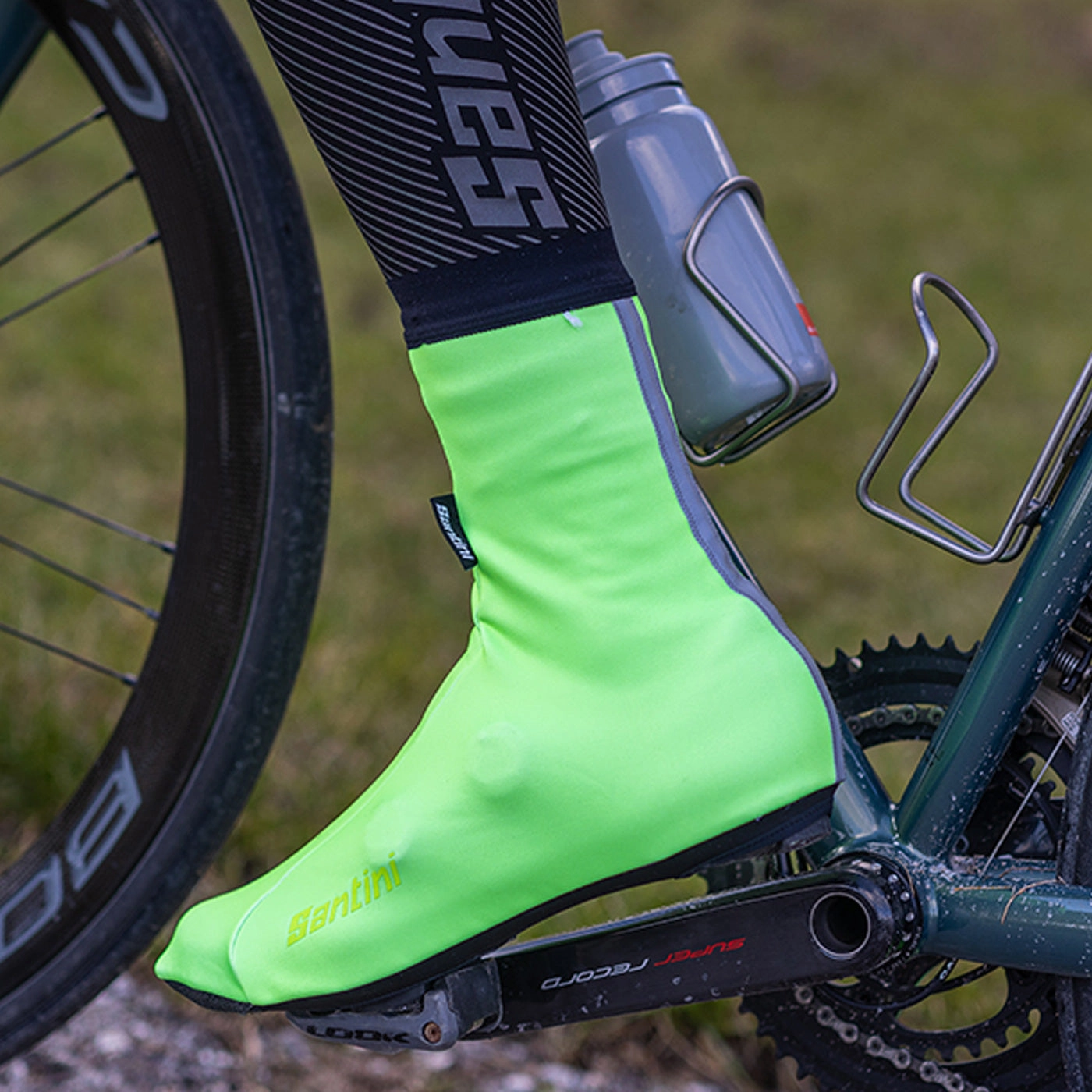 Santini Adapt shoe cover - Green