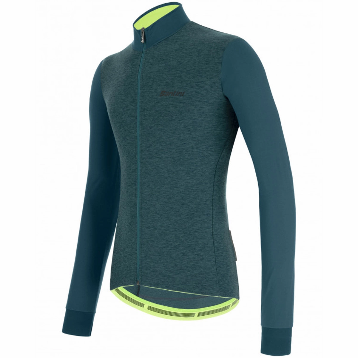 Santini Colore Puro long sleeve jersey - Green
