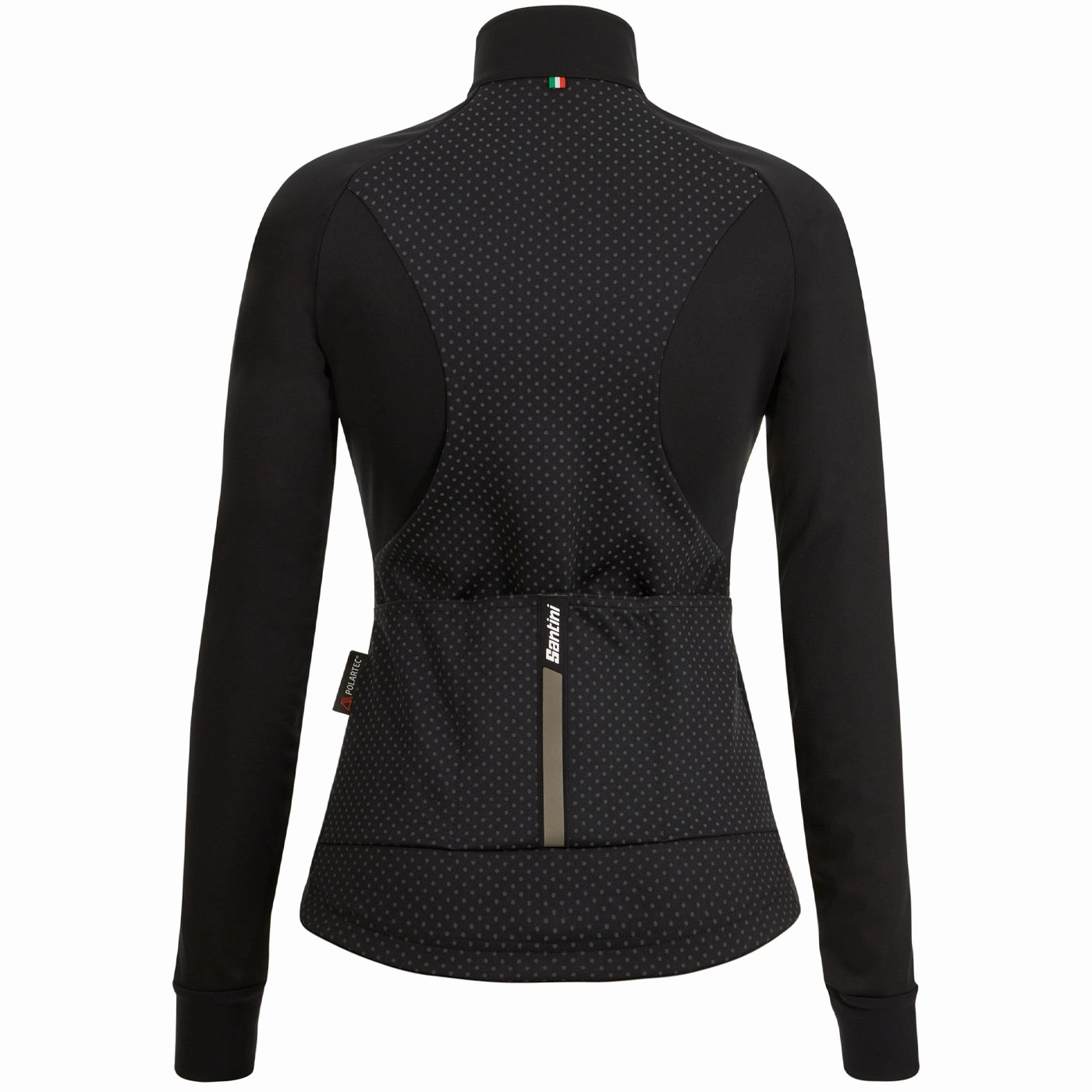 Santini Coral Bengal long sleeves woman jersey - Black