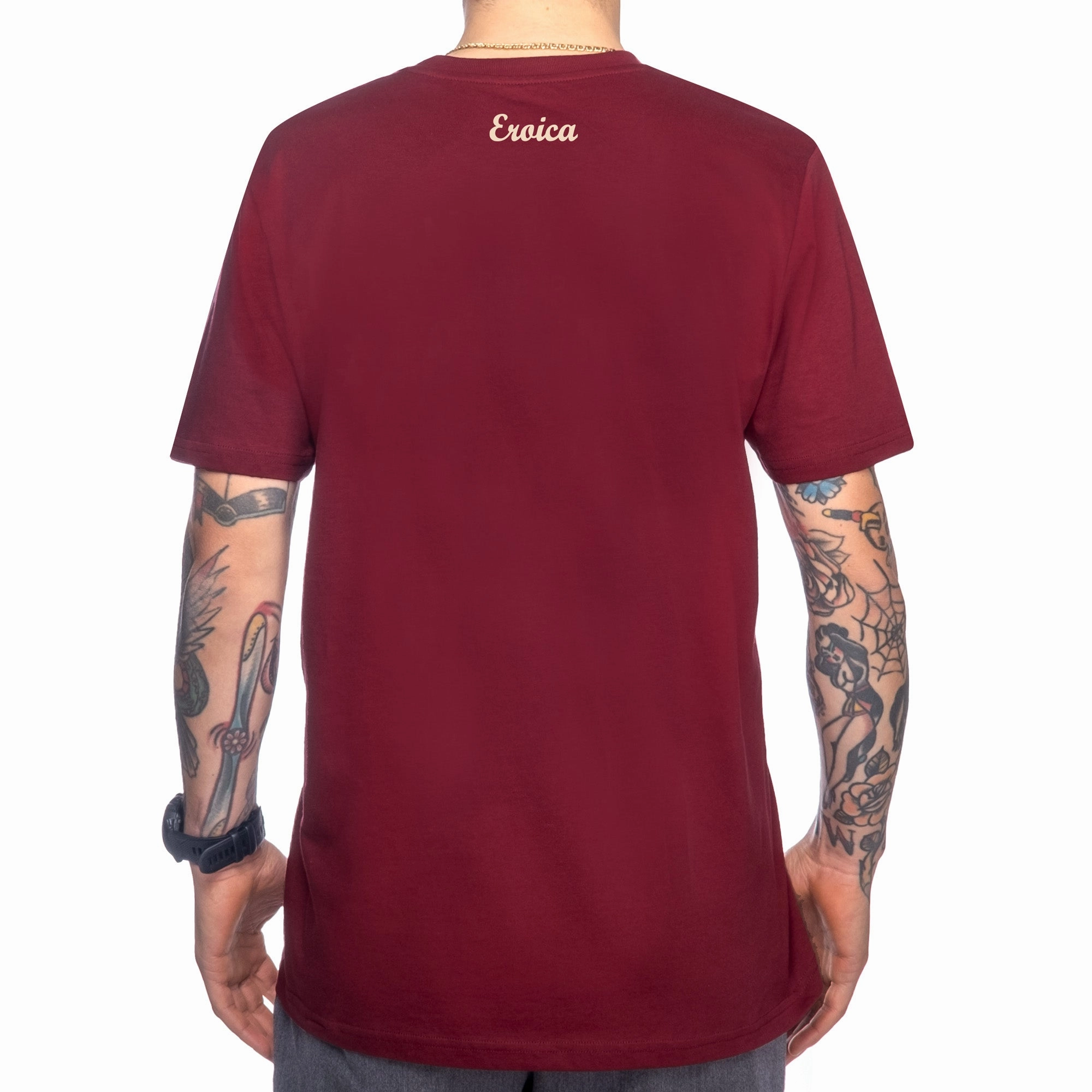 Santini Eroica t-shirt - Bordeaux