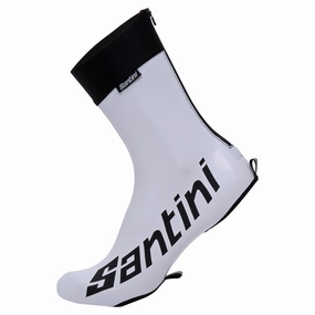 Santini Falco Aero Shoe Cover - White