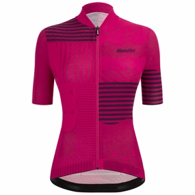 Santini Giada Optic woman jersey - Fuchsia 