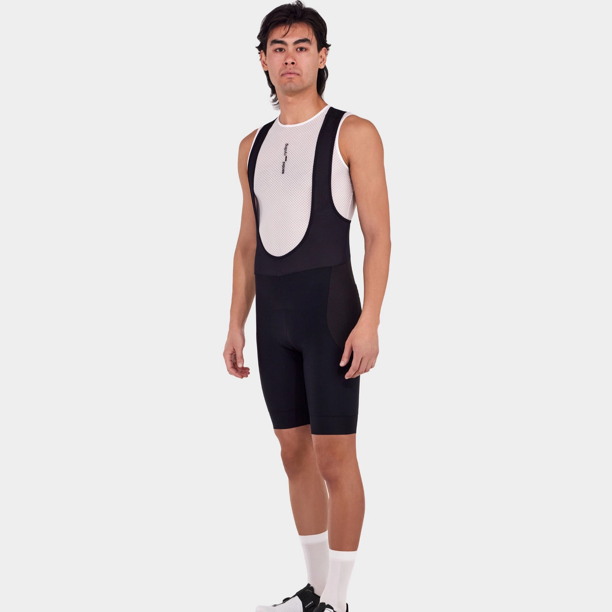 Santini Hivis bib short - Black