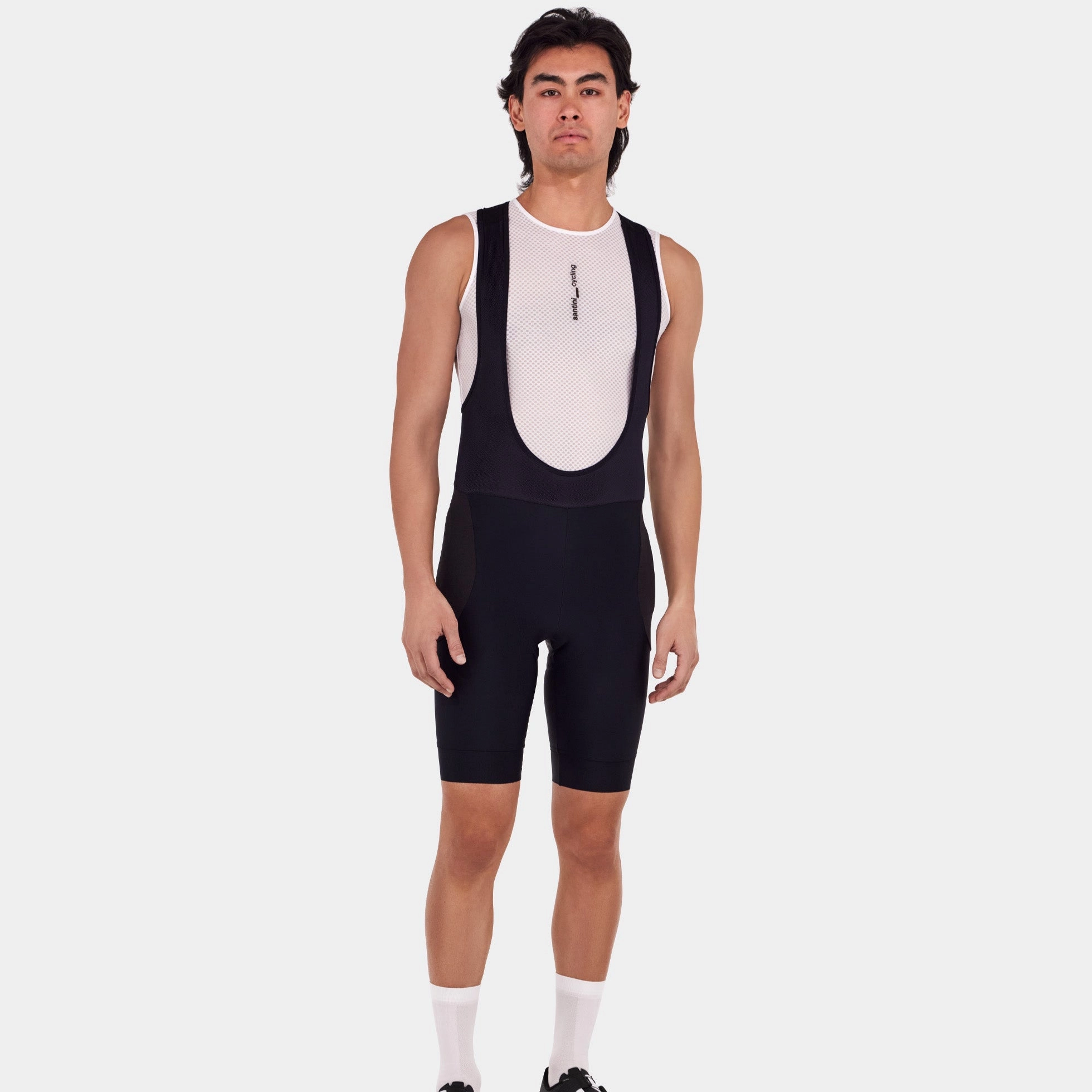 Santini Hivis bib short - Black
