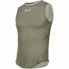 Santini Lieve sleeveless base layer - Green
