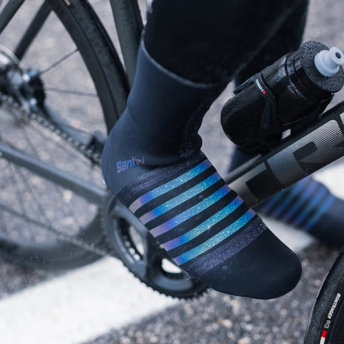 Santini Neo Shield shoe cover - Black