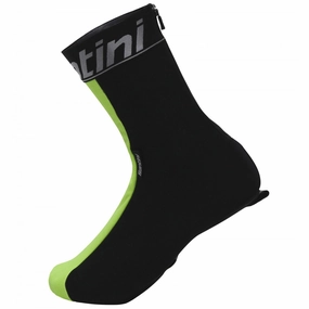 Santini Pixel shoe cover - Black yellow