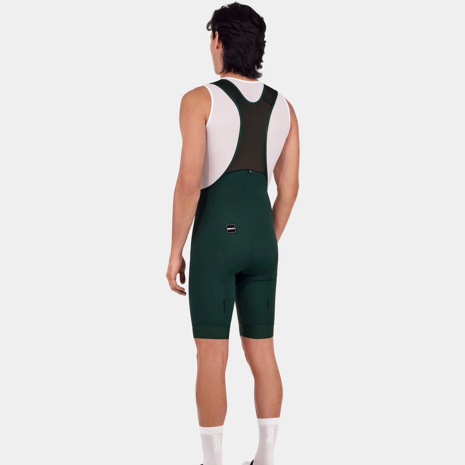 Santini RTR bib short - Green