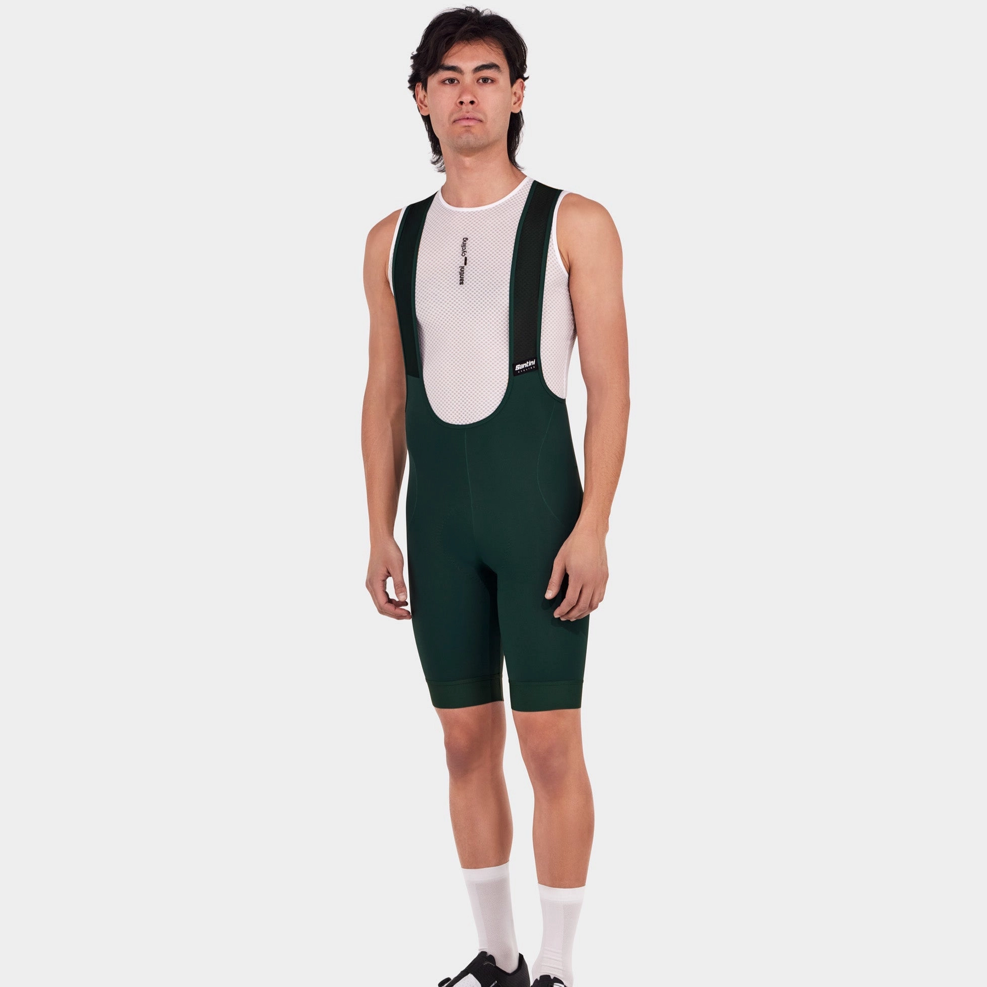Santini RTR bib short - Green