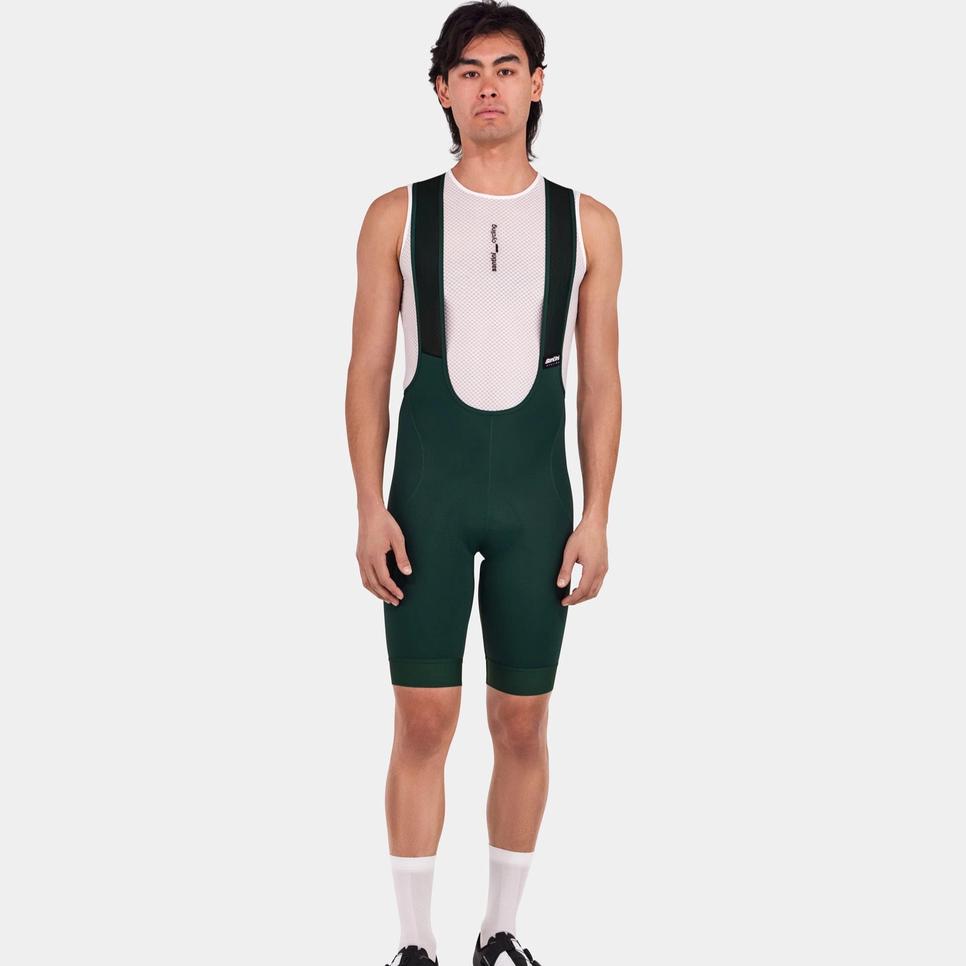 Santini RTR bib short - Green