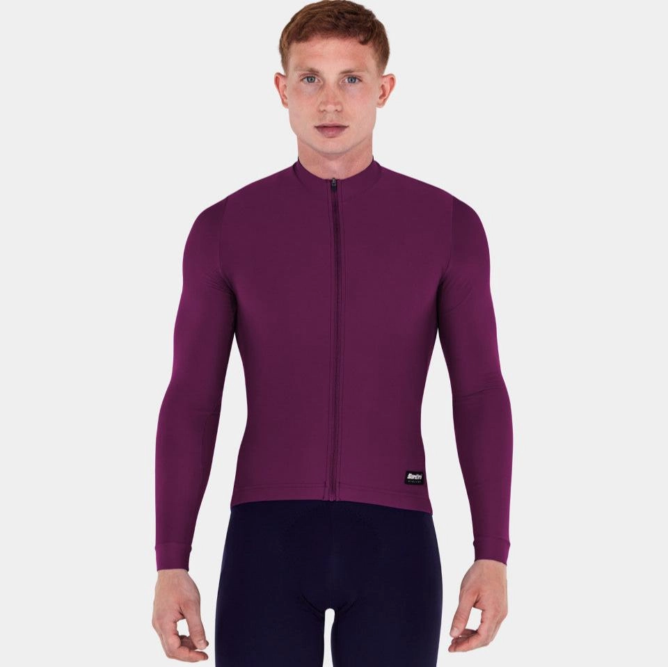 Santini RTR long sleeve jersey - Bordeaux