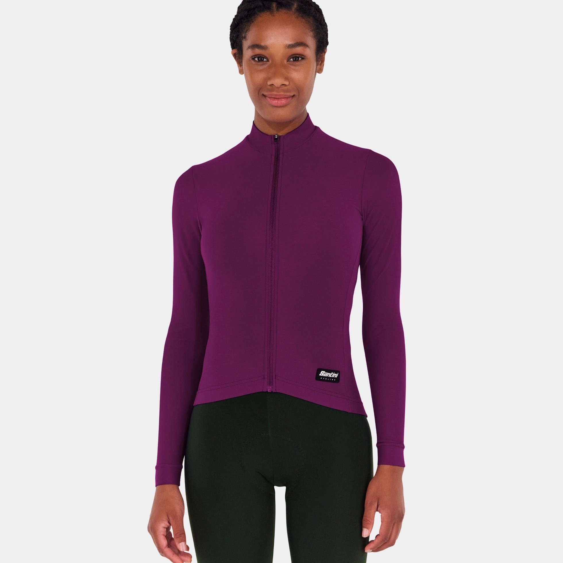 Santini RTR long sleeve jersey - Bordeaux