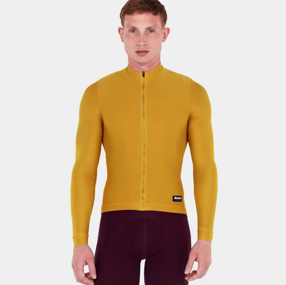 Santini RTR long sleeve jersey - Yellow